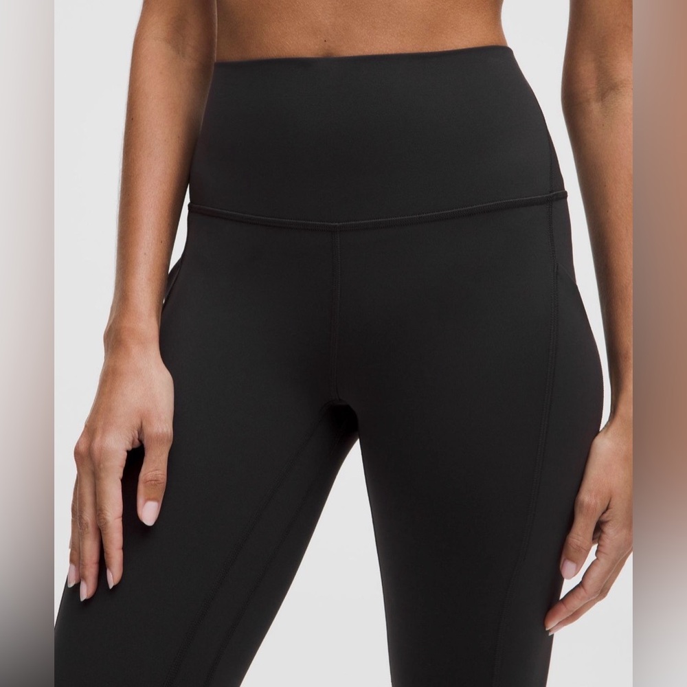 NWT Lululemon Align High-Rise Leggings Pants With Pockets 28”, black, 6 - Picture 4 of 6
